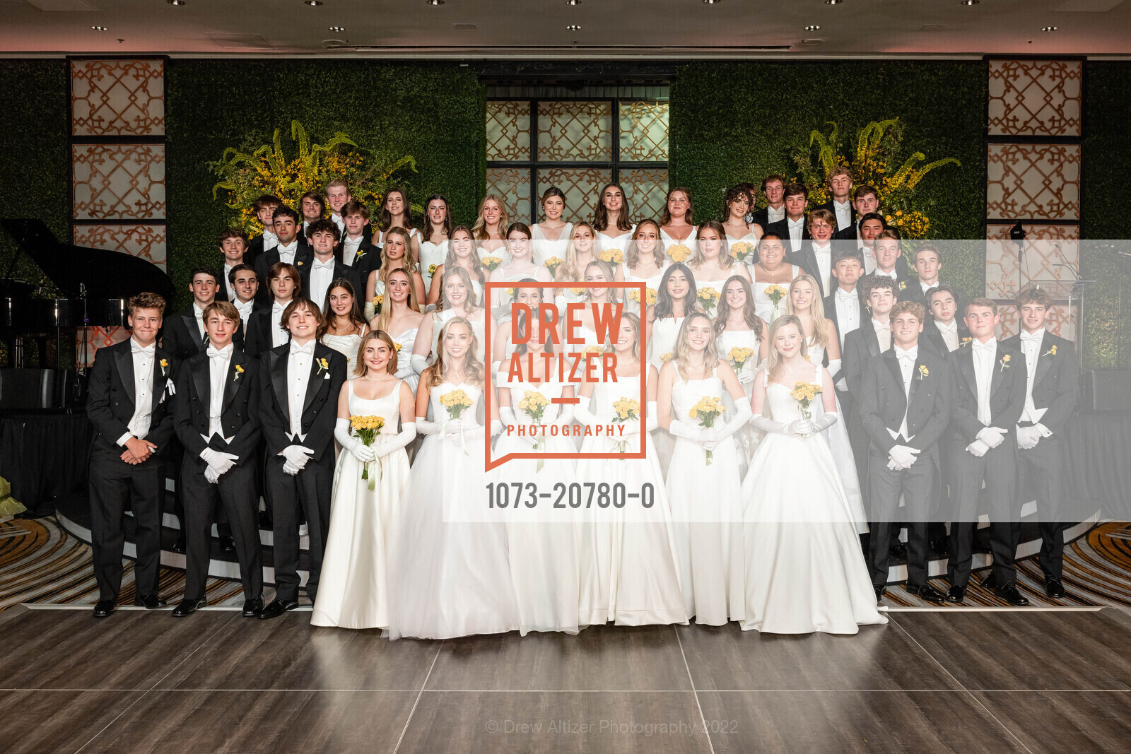 Group of guests at 2022 Debutante Ball