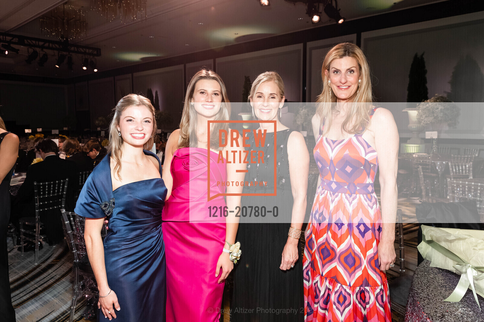 Olivia Callander, Caroline Potvin, Jennifer Benham, Katherine Calvert, 2022 Debutante Ball, Westin St Francis, June 18th, 2022, Photo #1216-20780-0 Olivia Callander, Caroline Potvin, Jennifer Benham, Katherine Calvert, Photo #1216-20780-0
