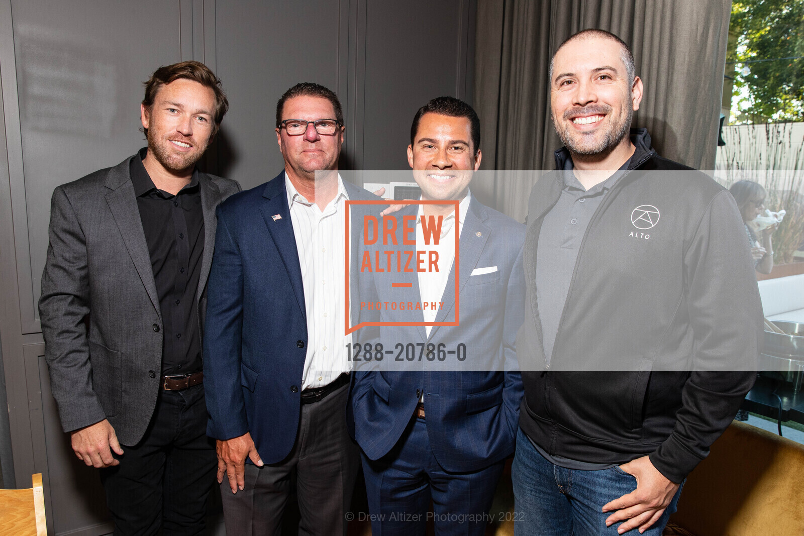 Nick Larson, Randy Lagomarsino, Nicholas Adams, Luis Rodriguez, The Silicon Valley Magazine Innovation Summit: The Art Of Philanthropy, The Park Hotel. 1400 El Camino Real, June 28th, 2022, Photo #1288-20786-0 Nick Larson, Randy Lagomarsino, Nicholas Adams, Luis Rodriguez, Photo #1288-20786-0