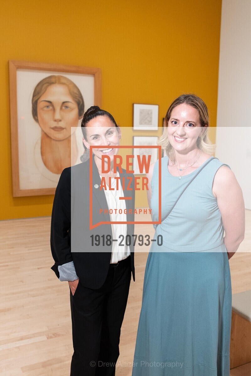 Clara Hatcher Baruth, Lily Pearsal, SFMOMA Diego Rivera Exhibit Opening, SFMOMA. 151 3rd St, Photo #1918-20793-0 Clara Hatcher Baruth, Lily Pearsal, Photo #1918-20793-0