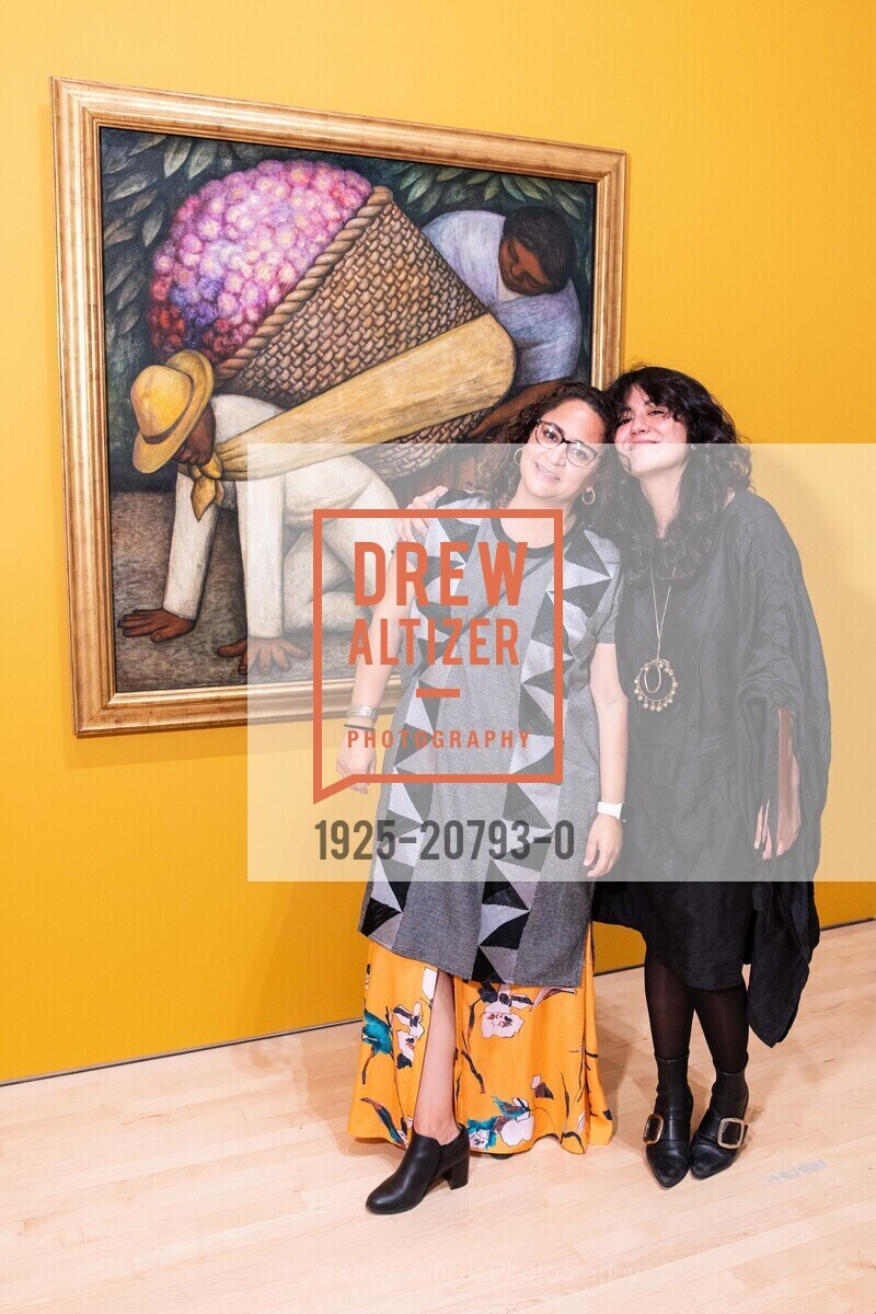 Paula Linares, Karla Nino de Rivera, SFMOMA Diego Rivera Exhibit Opening, SFMOMA. 151 3rd St, Photo #1925-20793-0 Paula Linares, Karla Nino de Rivera, Photo #1925-20793-0