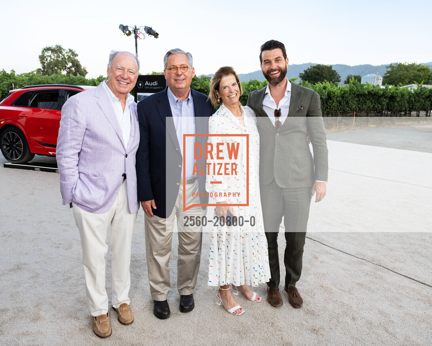 Philip Norfleet, Carol Norfleet, Andrew Brownlee, Arts for All Gala at Festival Napa Valley featuring Trisha Yearwood, Nickel + Nickel, July 17th, 2022, Photo #2560-20800-0 Philip Norfleet, Carol Norfleet, Andrew Brownlee, Photo #2560-20800-0