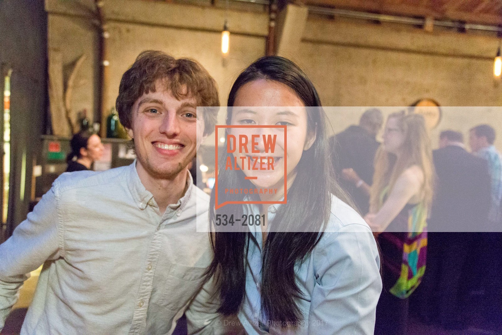 Vicky Chan, Ben Pietrzak, 2nd Annual Uncorked with Friends of Larkin Street 2017, Tank18. 1345 Howard St. SF, California 94103, April 27th, 2017, Photo #534-2081 Vicky Chan, Ben Pietrzak, Photo #534-2081