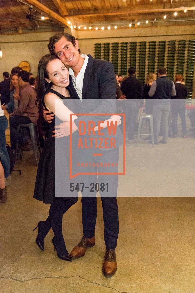 Rachel Happ, Josh Elkes, 2nd Annual Uncorked with Friends of Larkin Street 2017, Tank18. 1345 Howard St. SF, California 94103, April 27th, 2017, Photo #547-2081 Rachel Happ, Josh Elkes, Photo #547-2081