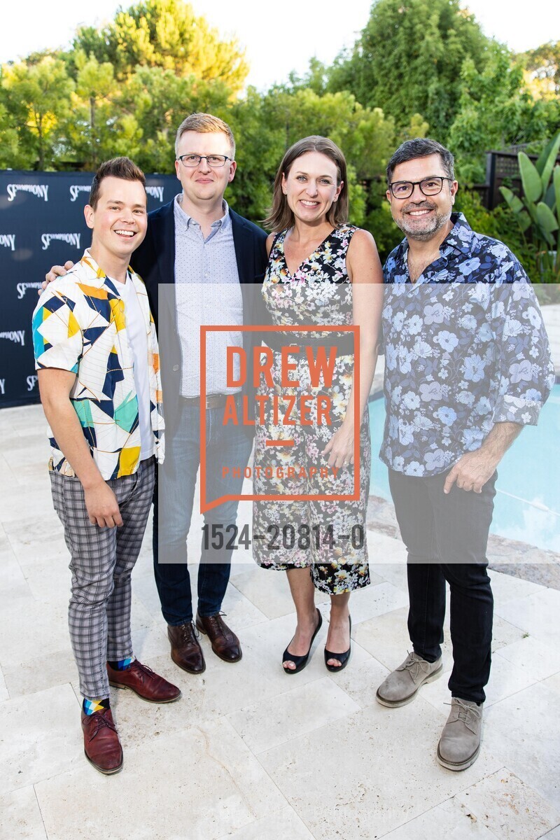 Daniel Hawkins, Mark Almond, Robin Freeman, Jerome Guillen, San Francisco Symphony Opening Night Launch Party, Private Res, Photo #1524-20814-0 Daniel Hawkins, Mark Almond, Robin Freeman, Jerome Guillen, Photo #1524-20814-0