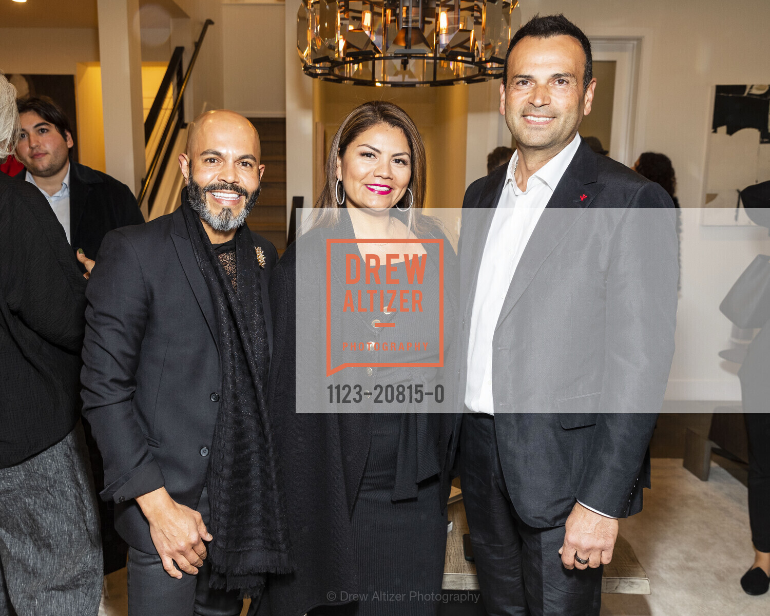 Alvaro Herrera, Crystal Acevedo, Farshad Owji, American Immigration Council hosted by Sibel and Farshad Owji, Private Res, July 30th, 2022, Photo #1123-20815-0 Alvaro Herrera, Crystal Acevedo, Farshad Owji, Photo #1123-20815-0