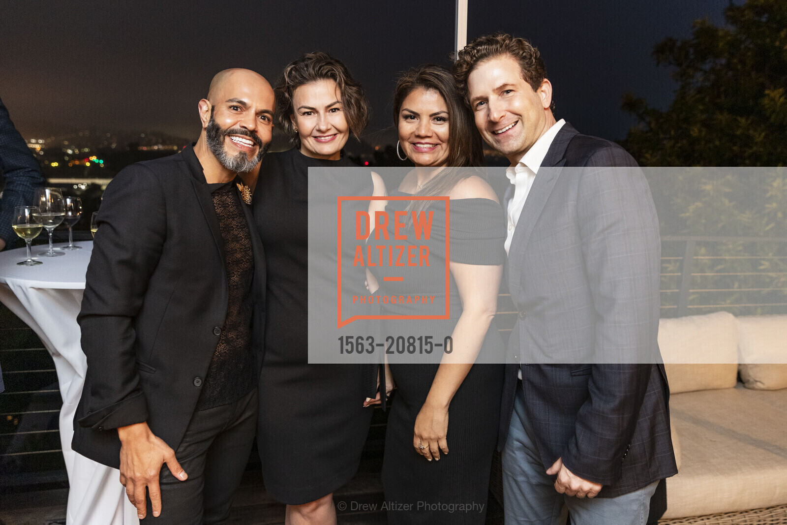 Alvaro Herrera, Seda Meral, Crystal Acevedo, Dean Fealk, American Immigration Council hosted by Sibel and Farshad Owji, Private Res, July 30th, 2022, Photo #1563-20815-0 Alvaro Herrera, Seda Meral, Crystal Acevedo, Dean Fealk, Photo #1563-20815-0