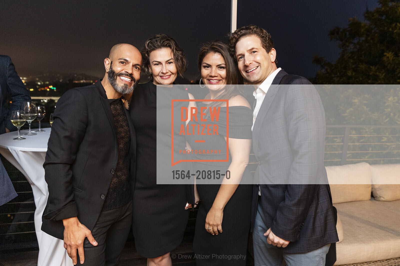 Alvaro Herrera, Seda Meral, Crystal Acevedo, Dean Fealk, American Immigration Council hosted by Sibel and Farshad Owji, Private Res, July 30th, 2022, Photo #1564-20815-0 Alvaro Herrera, Seda Meral, Crystal Acevedo, Dean Fealk, Photo #1564-20815-0