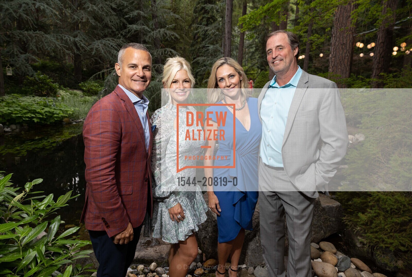 Jim Lee, Katie Lee, Danielle Erikson, Michael Erikson, League To Save Lake Tahoe Cocktail, Private Residence, August 5th, 2022, Photo #1544-20819-0 Jim Lee, Katie Lee, Danielle Erikson, Michael Erikson, Photo #1544-20819-0