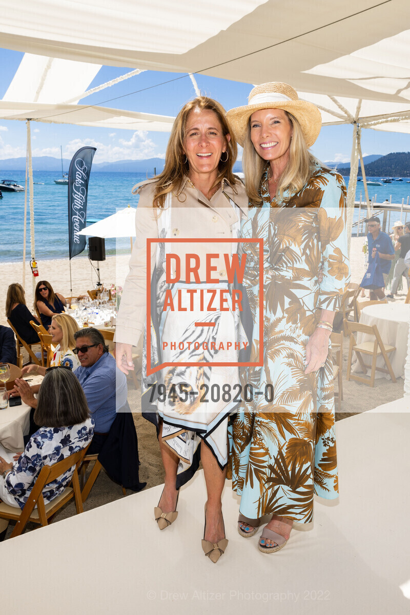 Roberta Ault, Laura Fenger, Saks Fifth Avenue x Oscar De La Renta fashion show Benefitting The League to Save Lake Tahoe, Lake Tahoe, August 6th, 2022, Photo #7945-20820-0 Roberta Ault, Laura Fenger, Photo #7945-20820-0