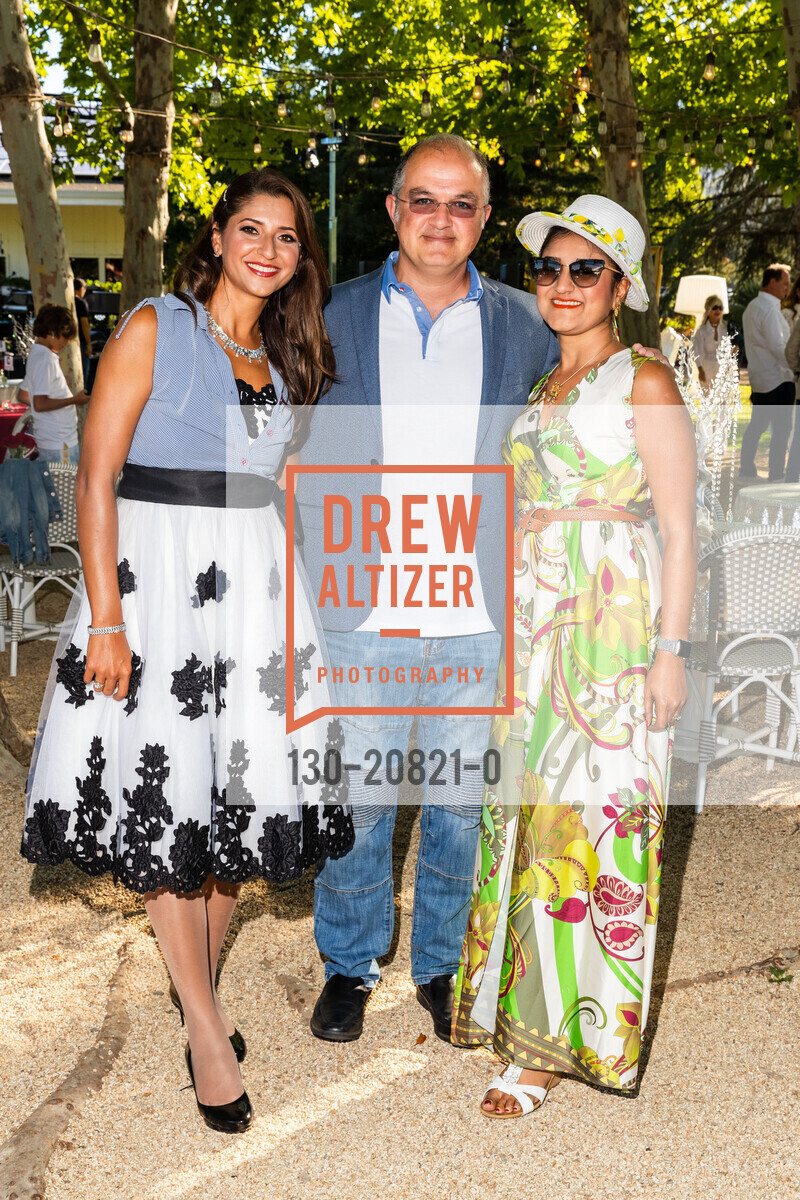 Nooshin Behroyan, Houman Meshkin, Neda Meshkin, Denim & Diamonds presented by The First Responder's Fund, Raymond Vineyards, August 6th, 2022, Photo #130-20821-0 Nooshin Behroyan, Houman Meshkin, Neda Meshkin, Photo #130-20821-0