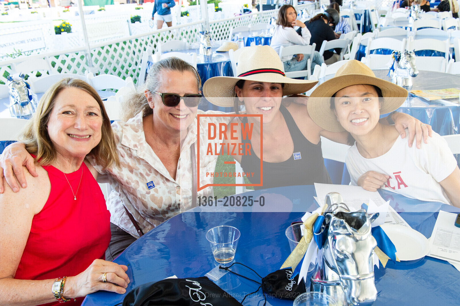Susan Taylor, Vanessa Wells, Virginia Meyer, Serena Chang, Menlo Horse Show 50th Anniversary Golden Gala, Menlo Circus Club, August 12th, 2022, Photo #1361-20825-0 Susan Taylor, Vanessa Wells, Virginia Meyer, Serena Chang, Photo #1361-20825-0