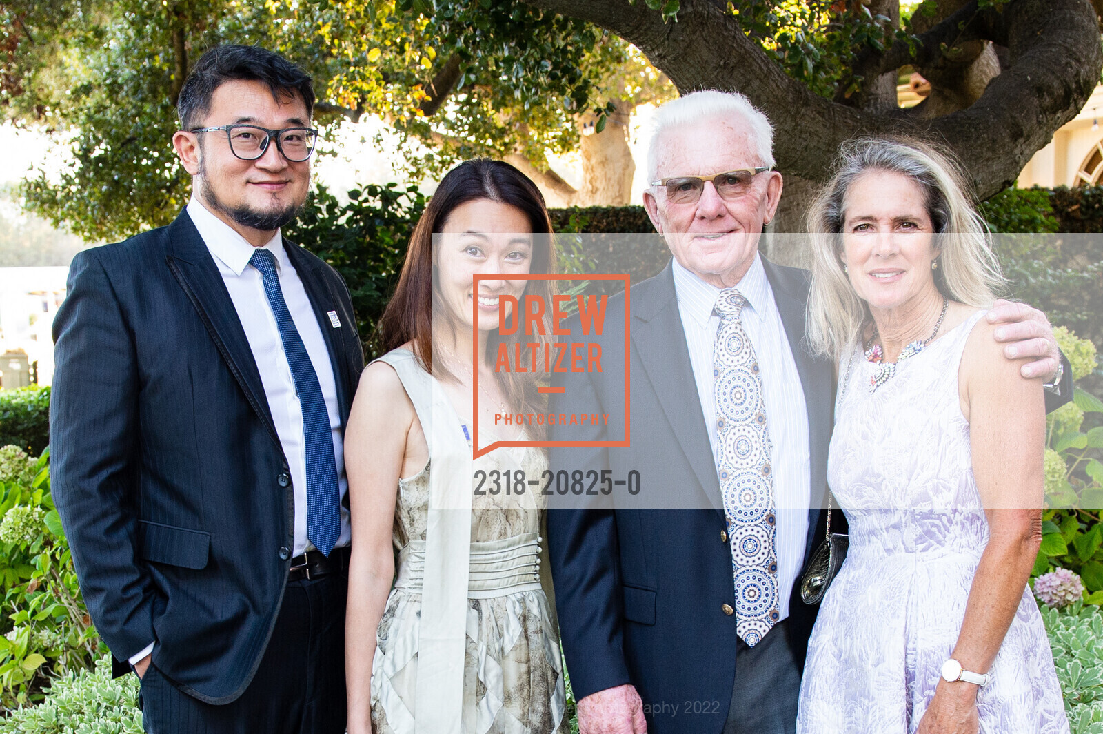 David Liu, Melissa Liu, John Charlebois, Denise Charlebois, Menlo Horse Show 50th Anniversary Golden Gala, Menlo Circus Club, August 12th, 2022, Photo #2318-20825-0 David Liu, Melissa Liu, John Charlebois, Denise Charlebois, Photo #2318-20825-0