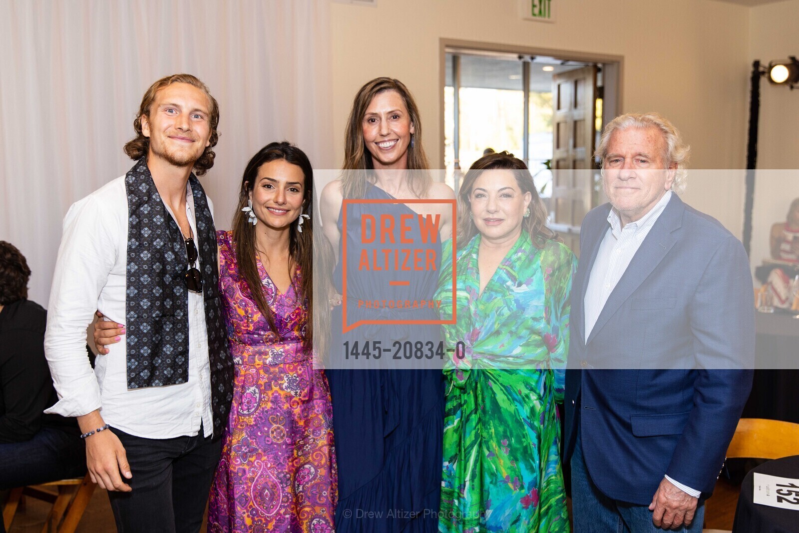 Luke Masefield, Magda Sarkissian, Nicole Trautsch, Lydia Sarkissian, Bill Bullock, WildCare’s 2022 Gala, Acqua Hotel. 555 Redwood Hwy, Mill Valley, CA 94941 US, Photo #1445-20834-0 Luke Masefield, Magda Sarkissian, Nicole Trautsch, Lydia Sarkissian, Bill Bullock, Photo #1445-20834-0
