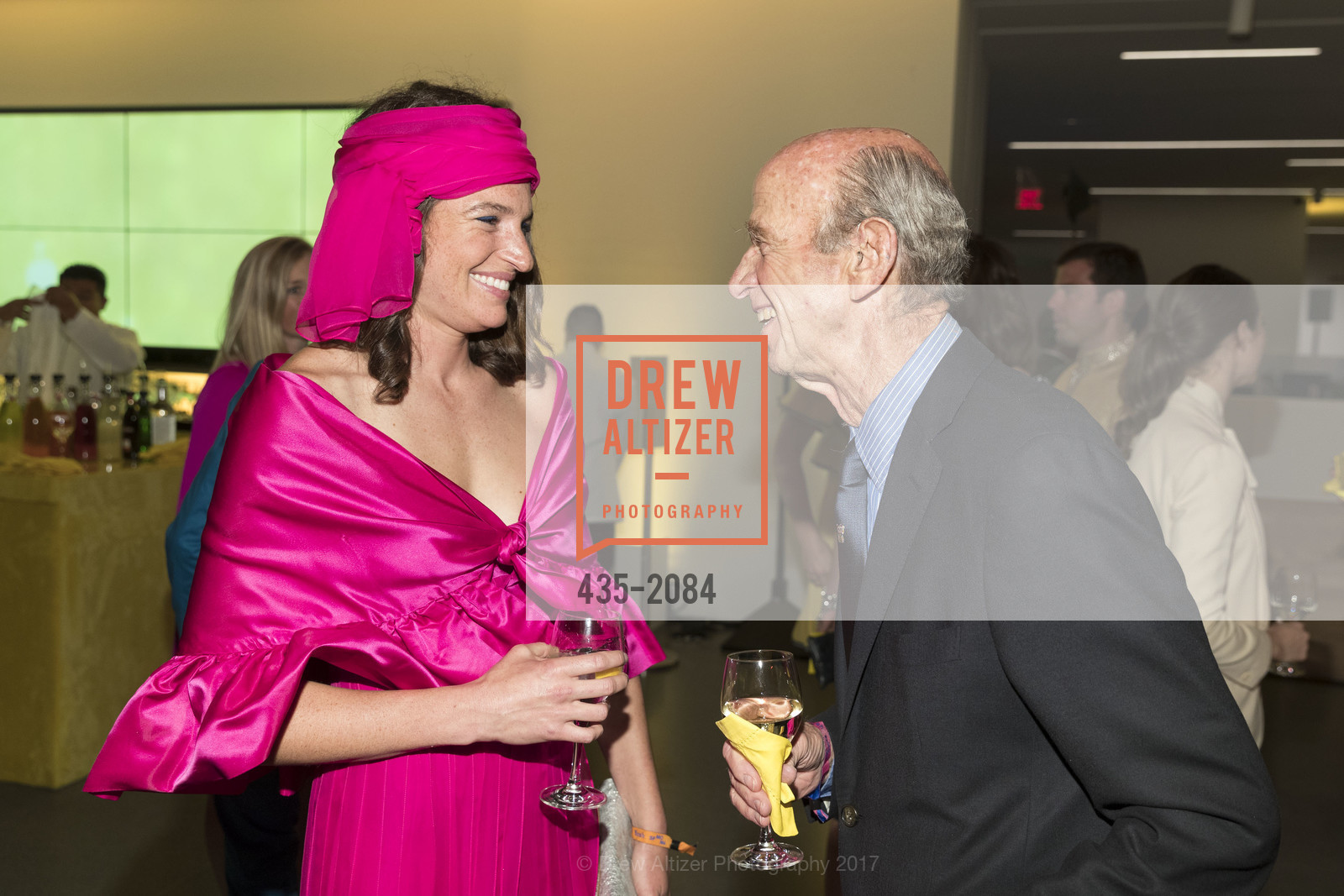 Lexie George, Robert Fisher, SFMOMA Birthday Bash, SFMOMA. 151 Third St, April 26th, 2017, Photo #435-2084 Lexie George, Robert Fisher, Photo #435-2084