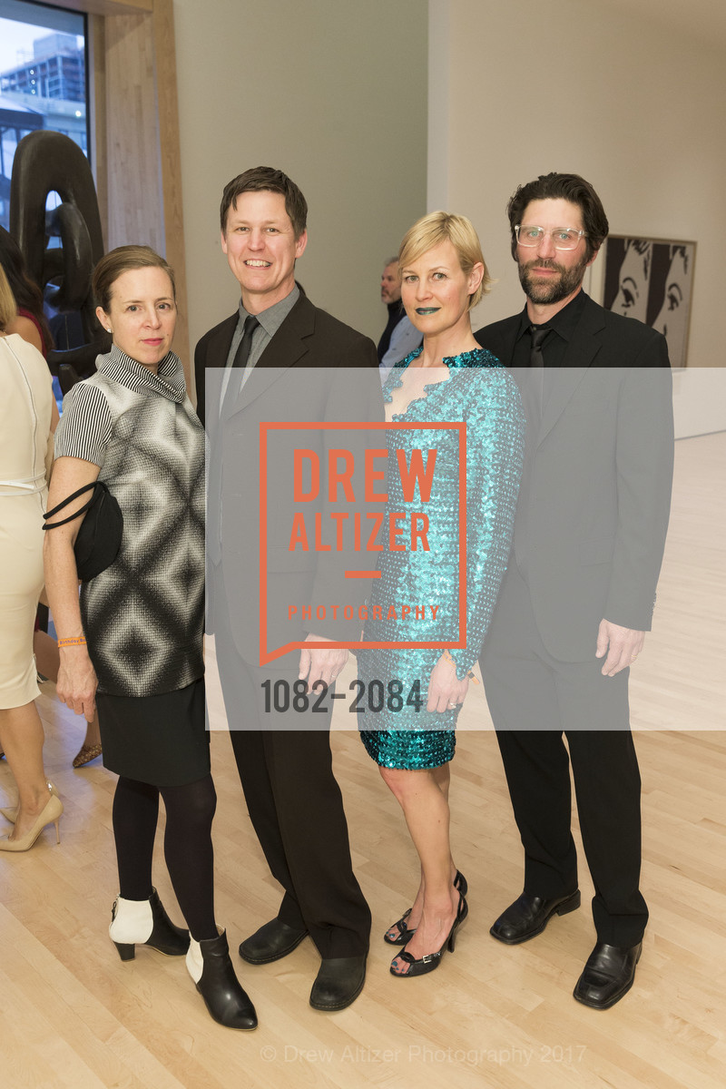 Amanda Heland, John Jackson, Shoshana Berger, Tony Saxe, SFMOMA Birthday Bash, SFMOMA. 151 Third St, April 26th, 2017, Photo #1082-2084 Amanda Heland, John Jackson, Shoshana Berger, Tony Saxe, Photo #1082-2084