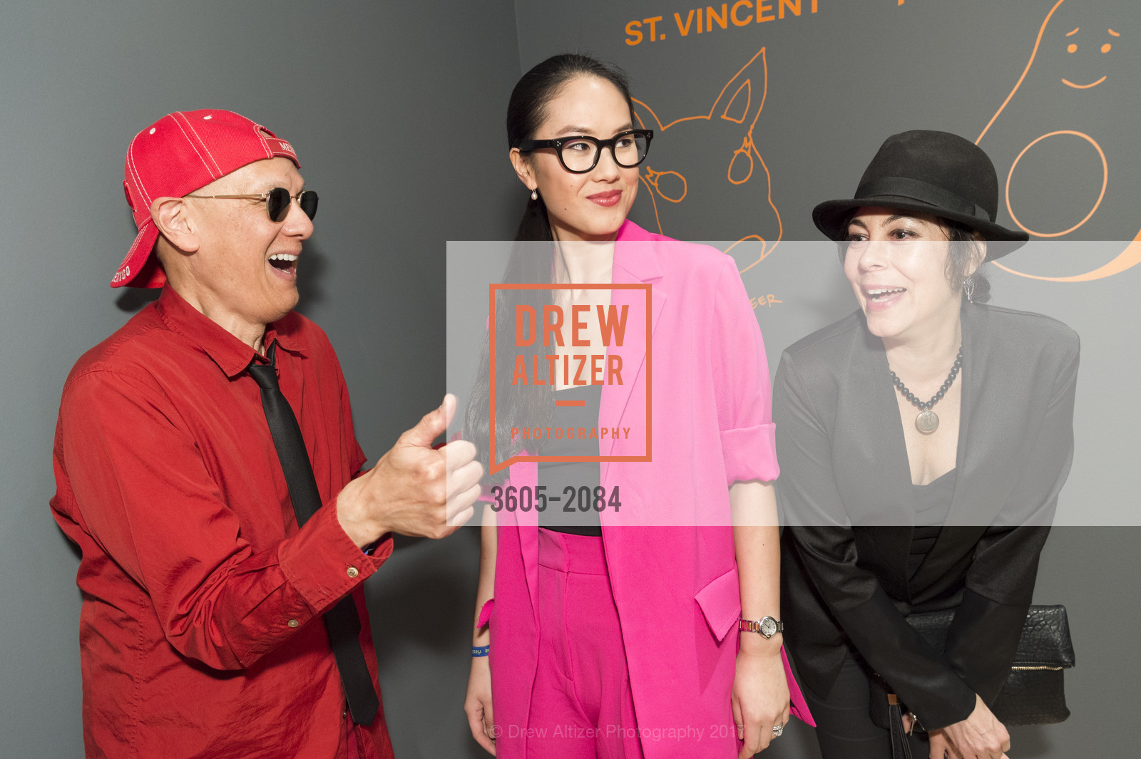 Michael Jang, Tali Jang, Alix Bouh, SFMOMA Birthday Bash, SFMOMA. 151 Third St, April 26th, 2017, Photo #3605-2084 Michael Jang, Tali Jang, Alix Bouh, Photo #3605-2084