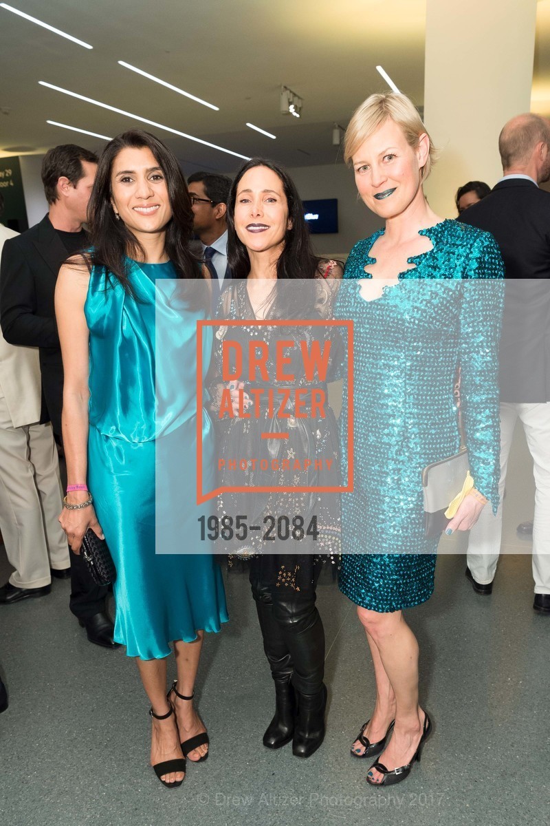 Alka Agrawal, Abigail Turin, Shoshana Berger, SFMOMA Birthday Bash, SFMOMA. 151 Third St, April 26th, 2017, Photo #1985-2084 Alka Agrawal, Abigail Turin, Shoshana Berger, Photo #1985-2084