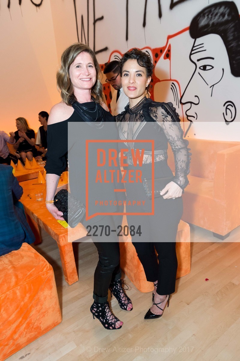 Julia Popowitz, Jing Jacobs, SFMOMA Birthday Bash, SFMOMA. 151 Third St, April 26th, 2017, Photo #2270-2084 Julia Popowitz, Jing Jacobs, Photo #2270-2084