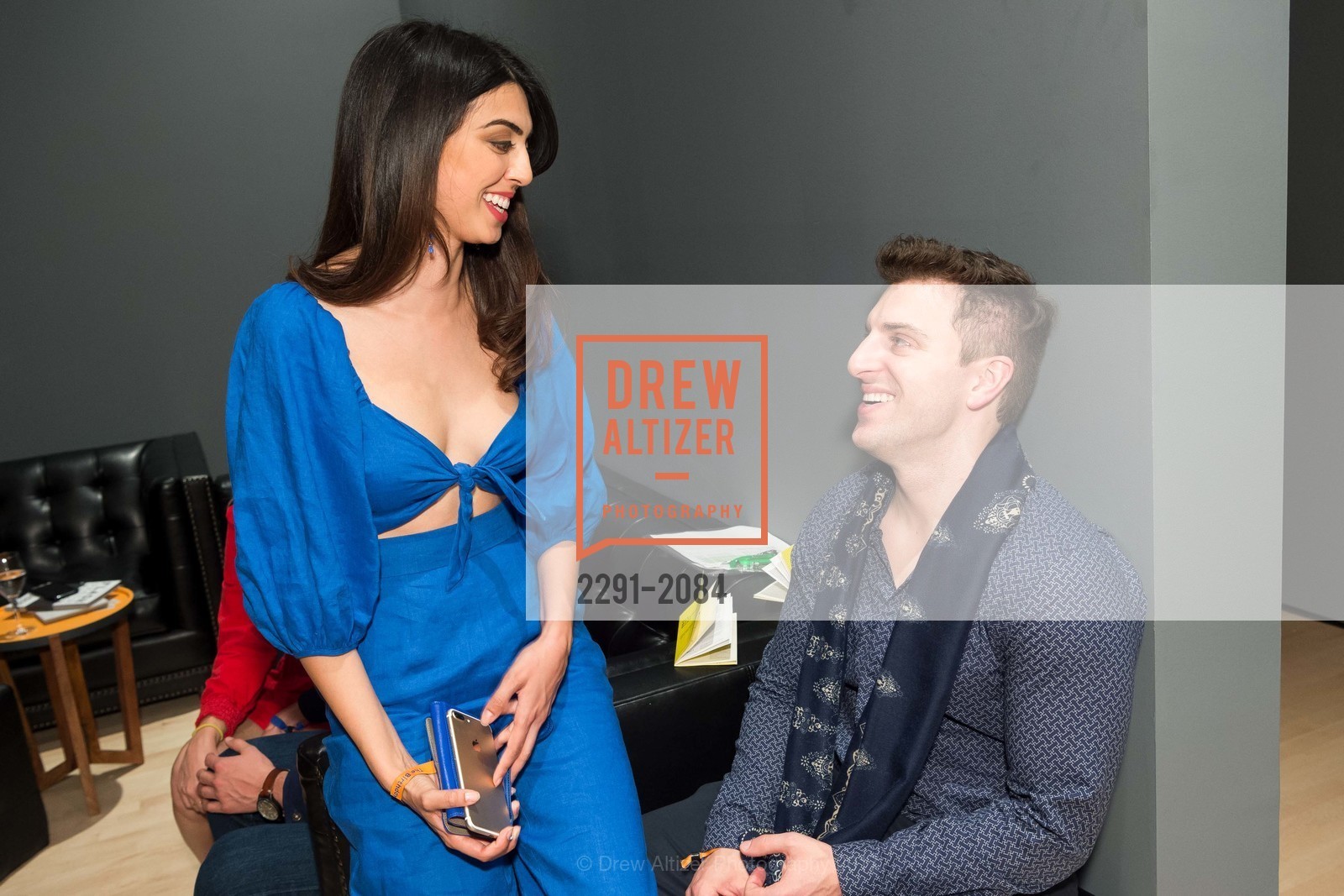 Elissa Patel, Brian Chesky, SFMOMA Birthday Bash, SFMOMA. 151 Third St, April 26th, 2017, Photo #2291-2084 Elissa Patel, Brian Chesky, Photo #2291-2084