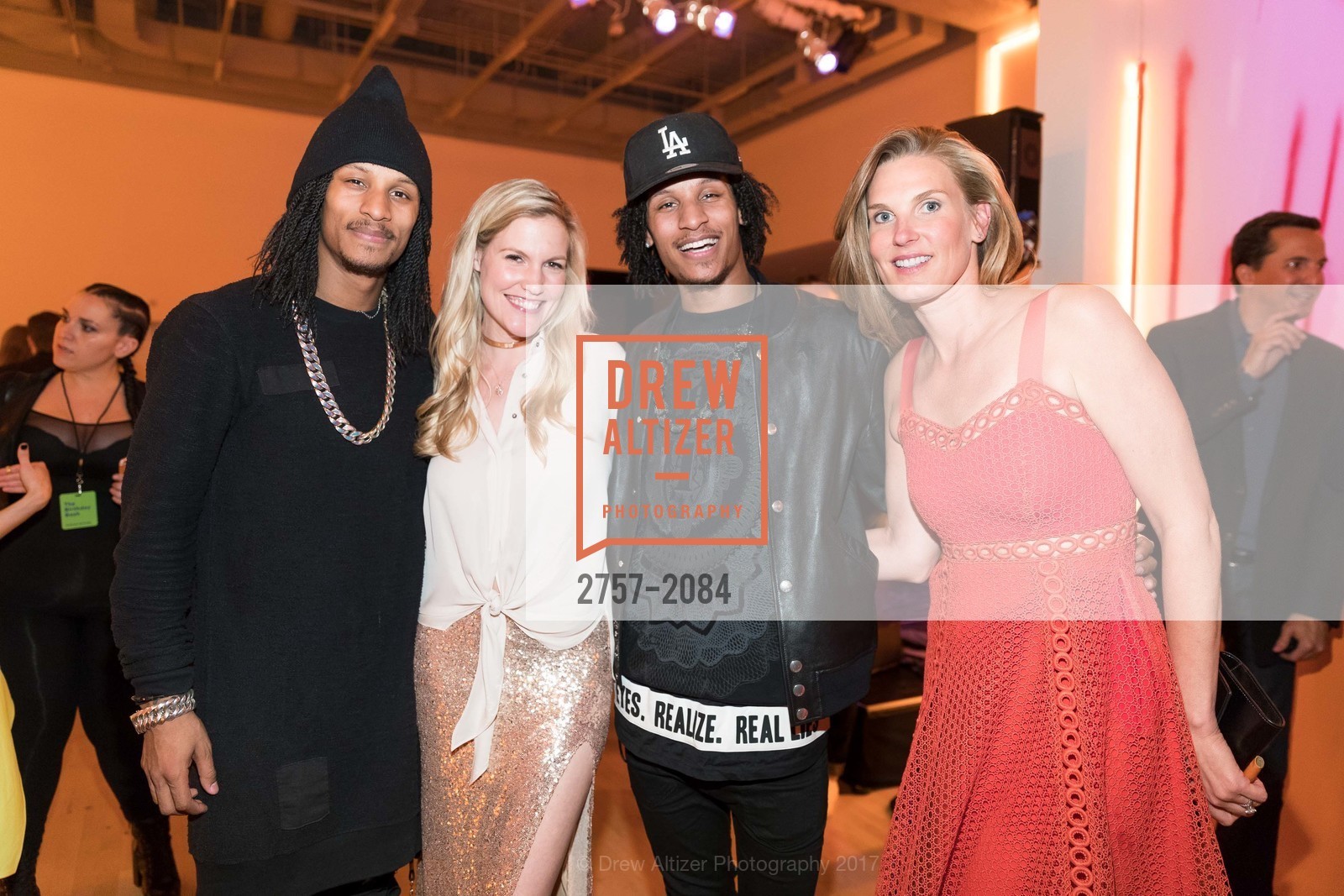 Farah Cutter, Molly Kardwell, Les Twins, SFMOMA Birthday Bash, SFMOMA. 151 Third St, April 26th, 2017, Photo #2757-2084 Farah Cutter, Molly Kardwell, Les Twins, Photo #2757-2084