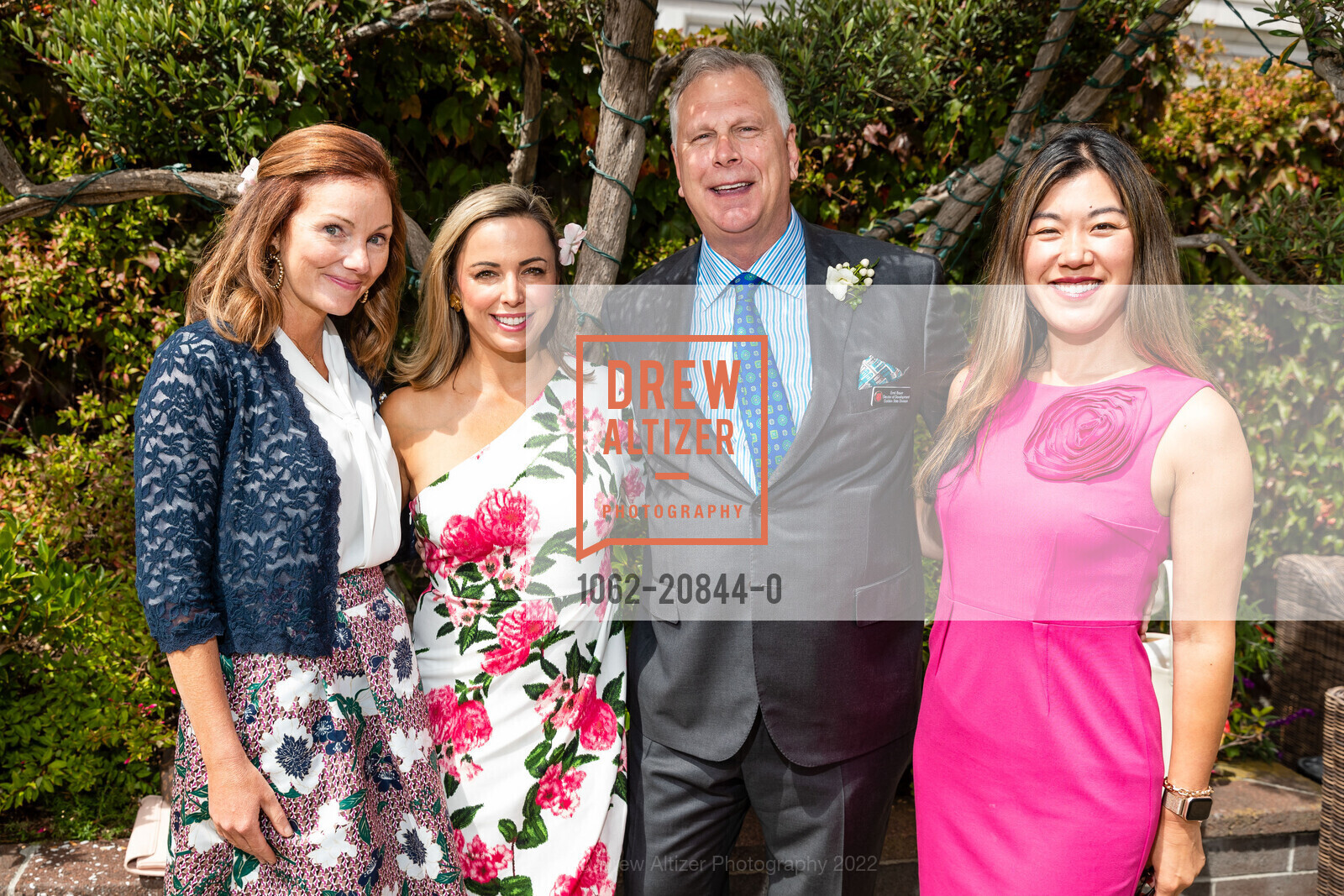 Jordan Schriver, Lauren Eastman, Ernst Bauer, Rebecca Harris, Salvation Army Golden State Division hosts 18th Annual Flower Power Fundraiser 2022, Salvation Army. 950 Mason St. SF CA 94108 US, August 26th, 2022, Photo #1062-20844-0 Jordan Schriver, Lauren Eastman, Ernst Bauer, Rebecca Harris, Photo #1062-20844-0