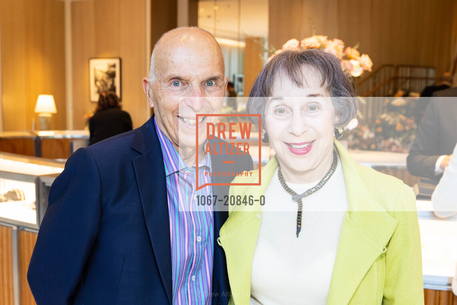Jordan Sachs, Jeannie Sack, San Francisco Opera Ball Patron Party 2022 at Tiffany’s Union Square, Tiffany and C. 350 Post St, SF, CA 94108, August 31st, 2022, Photo #1067-20846-0 Jordan Sachs, Jeannie Sack, Photo #1067-20846-0
