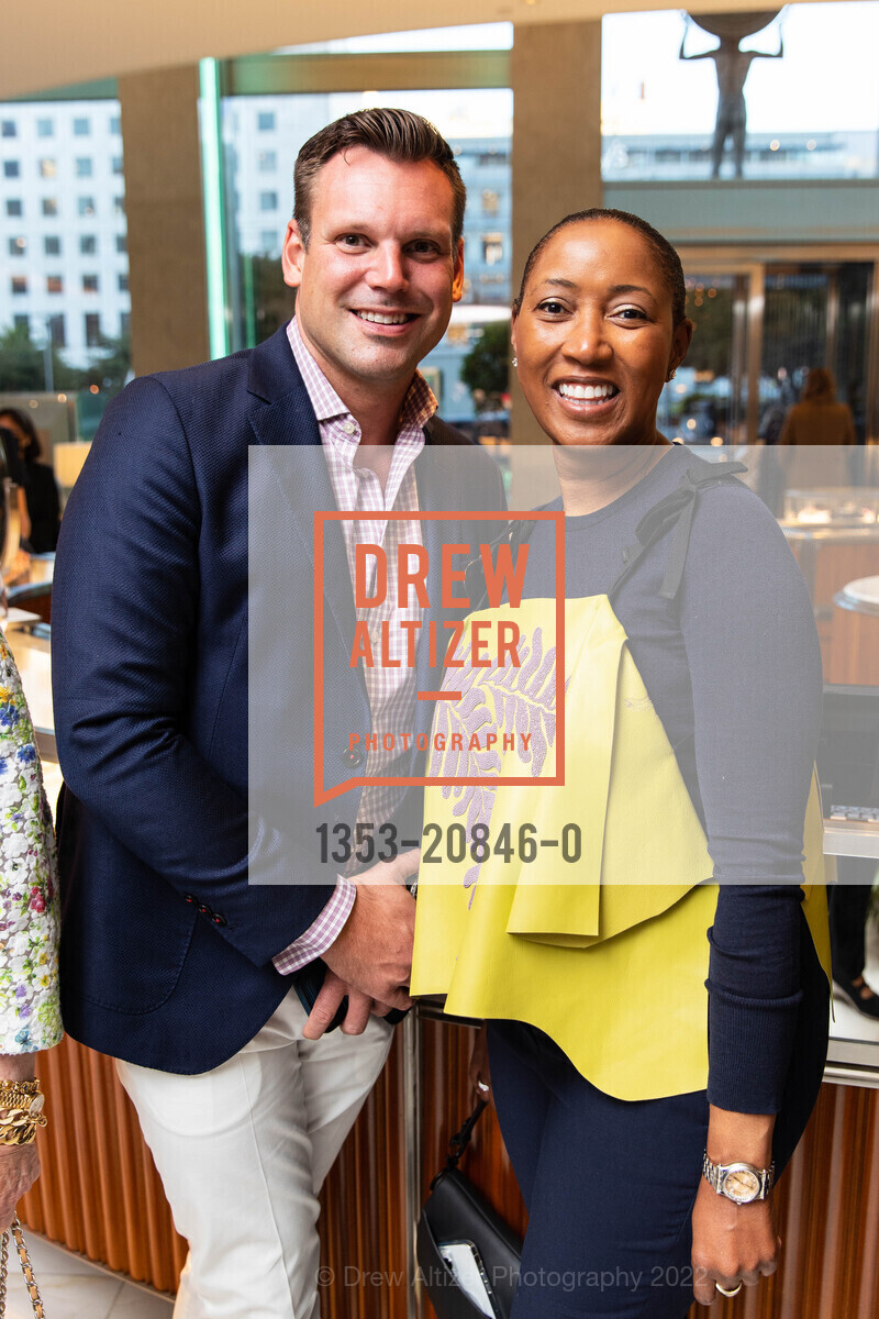 Joshua Morgan, Karla Haynes, San Francisco Opera Ball Patron Party 2022 at Tiffany’s Union Square, Tiffany and C. 350 Post St, SF, CA 94108, August 31st, 2022, Photo #1353-20846-0 Joshua Morgan, Karla Haynes, Photo #1353-20846-0