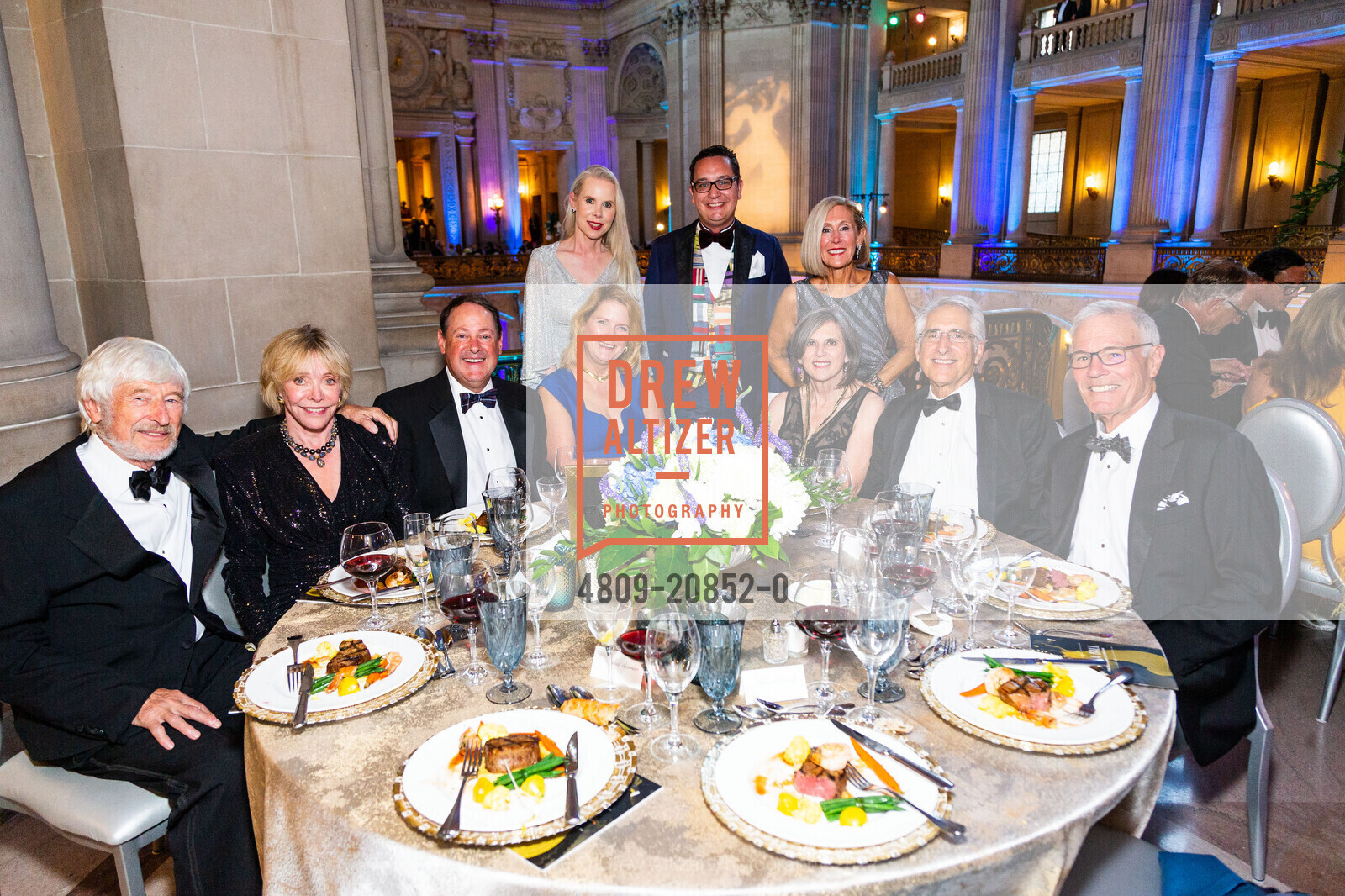 Reg Kelly, Merrill Randol, Shannon Cronan, Christopher Wiseman, Kathy Huber, Larry Binkley, San Francisco Opera The Centennial Celebration, San Francisco Opera, September 9th, 2022, Photo #4809-20852-0 Reg Kelly, Merrill Randol, Shannon Cronan, Christopher Wiseman, Kathy Huber, Larry Binkley, Photo #4809-20852-0