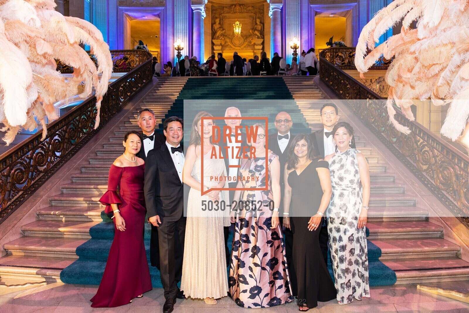 Julie Lee, Insik Rhee, Isabel Rhee, Jeff Rothschild, Marieke Rothschild, Jay Patel, Nimisha Patel, David Yu, Ilana Yu, San Francisco Opera The Centennial Celebration, San Francisco Opera, September 9th, 2022, Photo #5030-20852-0 Julie Lee, Insik Rhee, Isabel Rhee, Jeff Rothschild, Marieke Rothschild, Jay Patel, Nimisha Patel, David Yu, Ilana Yu, Photo #5030-20852-0