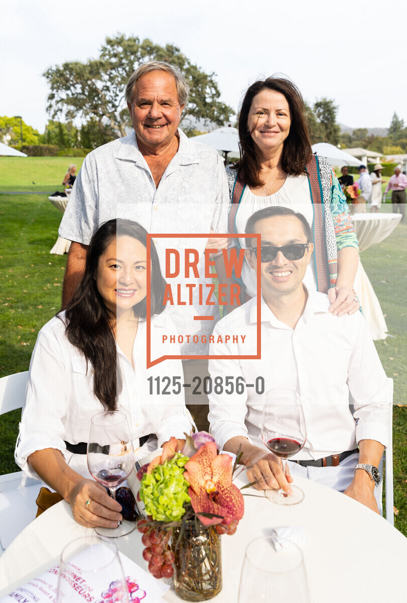 John Kugler, Collette O'Riordan, Christine Nishiyama, TK Yoshimura, Family House 26th Annual Cabernet for Connoisseurs 2022, Silverado Resort and Spa. 1600 Atlas Peak Rd, September 10th, 2022, Photo #1125-20856-0 John Kugler, Collette O'Riordan, Christine Nishiyama, TK Yoshimura, Photo #1125-20856-0