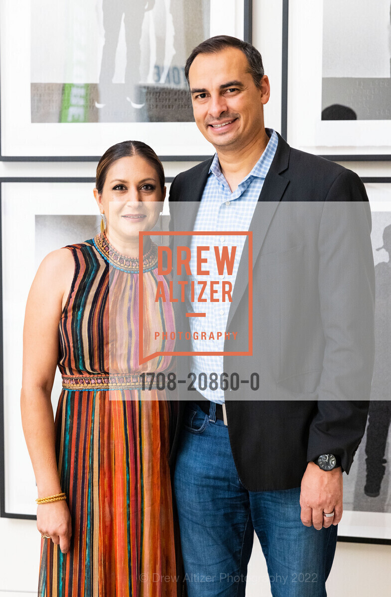 Nadia Ahmad, Faisal Ahmad, San Jose Museum of Art Auction Preview 2022, San Jose Museum of Art. 110 South Market Street, September 14th, 2022, Photo #1708-20860-0 Nadia Ahmad, Faisal Ahmad, Photo #1708-20860-0