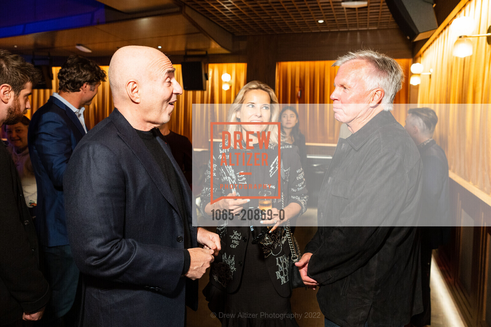 Fernando Sulichin, Roksana Ciursek-Gedir, Ron Johnson, NUCLEAR Film Private Screening, The Guild Theatre. 949 El Camino Real, Menlo Park, CA 94025 US, September 19th, 2022, Photo #1065-20869-0 Fernando Sulichin, Roksana Ciursek-Gedir, Ron Johnson, Photo #1065-20869-0