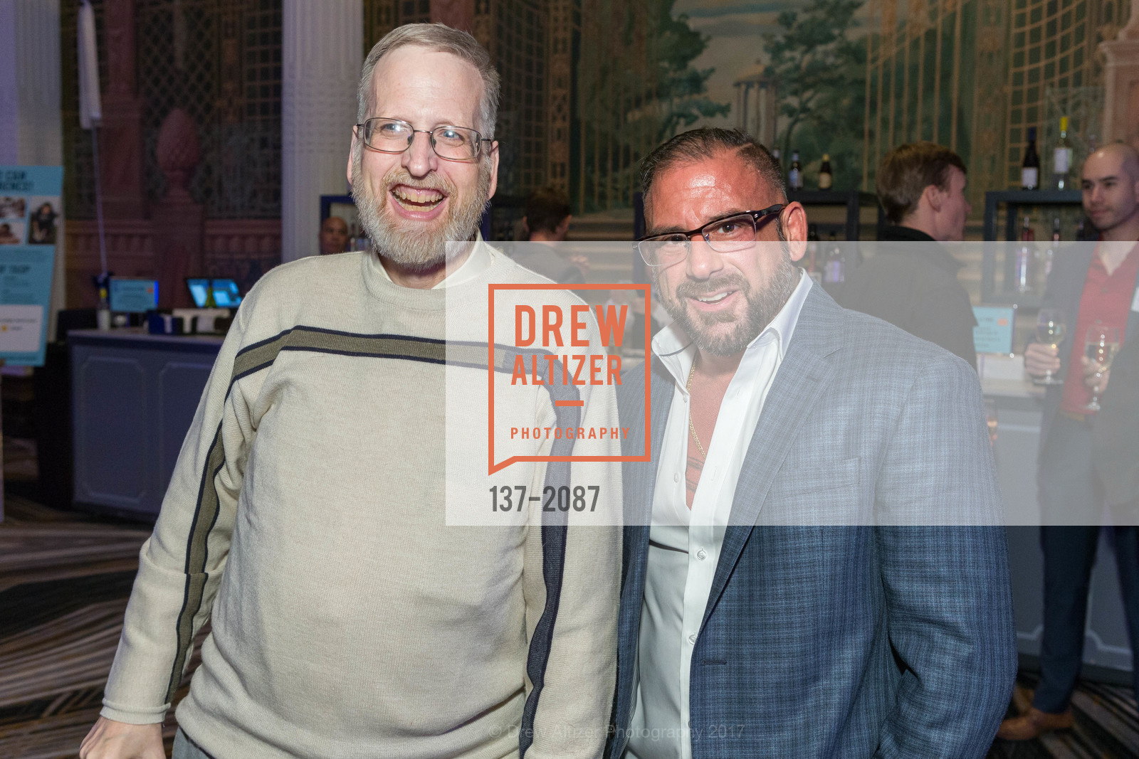 Paul Hess, Sal Russo, TNDC's Birthday Dinner 2017, Westin St. Francis Hotel San Francisco. 335 Powell St San Francisco, California 94102, April 28th, 2017, Photo #137-2087 Paul Hess, Sal Russo, Photo #137-2087