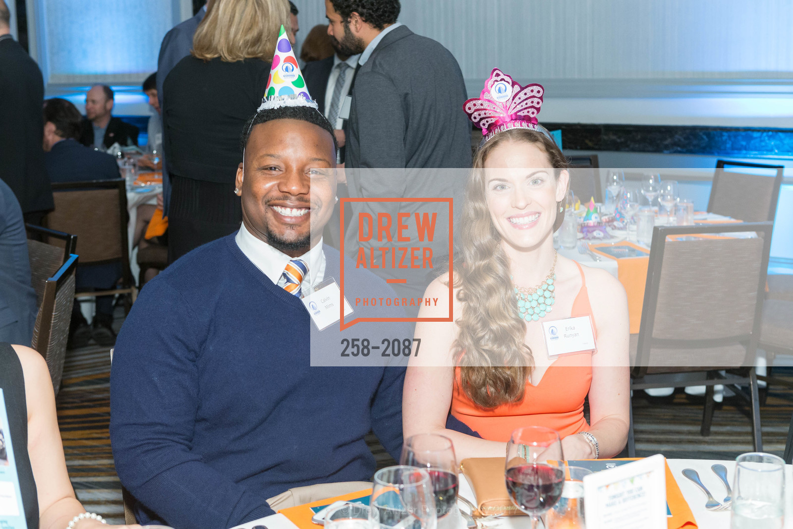 Erika Runyan, Calvin Mims, TNDC's Birthday Dinner 2017, Westin St. Francis Hotel San Francisco. 335 Powell St San Francisco, California 94102, April 28th, 2017, Photo #258-2087 Erika Runyan, Calvin Mims, Photo #258-2087
