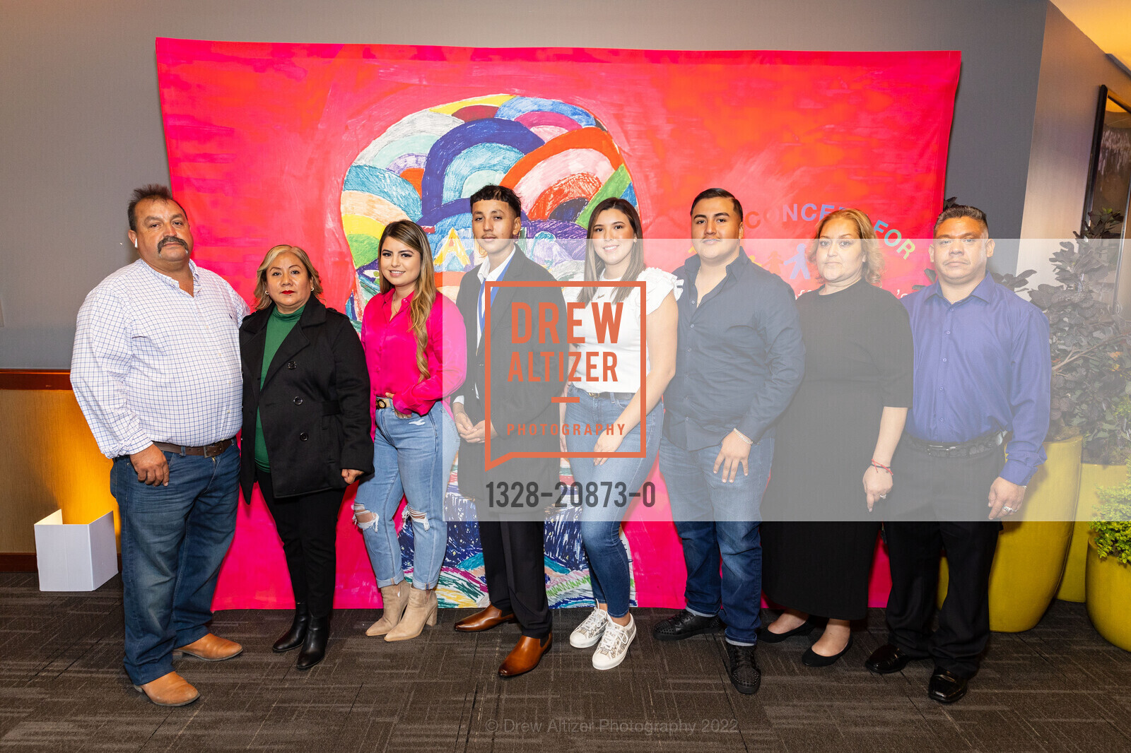 Juan Coronado, Rosario Coronado, Gladys Hernandez, Jesse Coronado, Ninette Navarette, Alex Coronado, Cristina Juarez, Juan Castillo, Salesforce Dreamfest 2022 in support of UCSF Children's Hospital, Oracle Park. 24 Willie Mays Plaza, SF CA 94107, September 21st, 2022, Photo #1328-20873-0 Juan Coronado, Rosario Coronado, Gladys Hernandez, Jesse Coronado, Ninette Navarette, Alex Coronado, Cristina Juarez, Juan Castillo, Photo #1328-20873-0