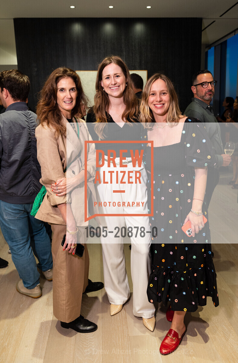 Patricia Pericas, Megan O'Callaghan, Marian Goulart, Gallery 181 Opening for Nara Roesler Gallery, 181 Fremont. 181 Fremont St, SF, CA 94105 US, September 22nd, 2022, Photo #1605-20878-0 Patricia Pericas, Megan O'Callaghan, Marian Goulart, Photo #1605-20878-0