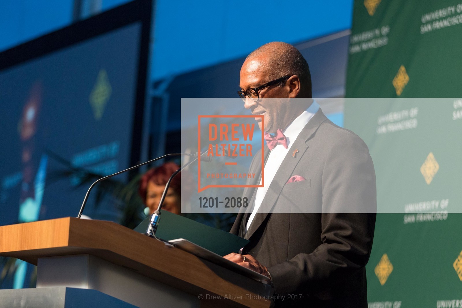 Larry Chatmon, USF California Prize Dinner, University of San Francisco. 2130 Fulton Street, April 27th, 2017, Photo #1201-2088 Larry Chatmon, Photo #1201-2088