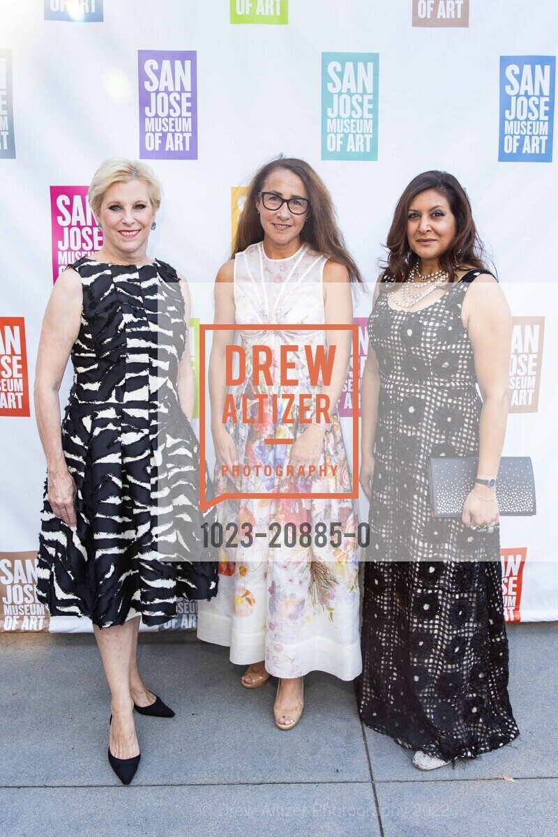 Glenda Dorchak, Tammy Kiely, Nadia Ahmad, San Jose Museum of Art Gala + Auction 2022, San Jose Museum of Art. 110 S Market St, San Jose, CA 95113 US, September 24th, 2022, Photo #1023-20885-0 Glenda Dorchak, Tammy Kiely, Nadia Ahmad, Photo #1023-20885-0
