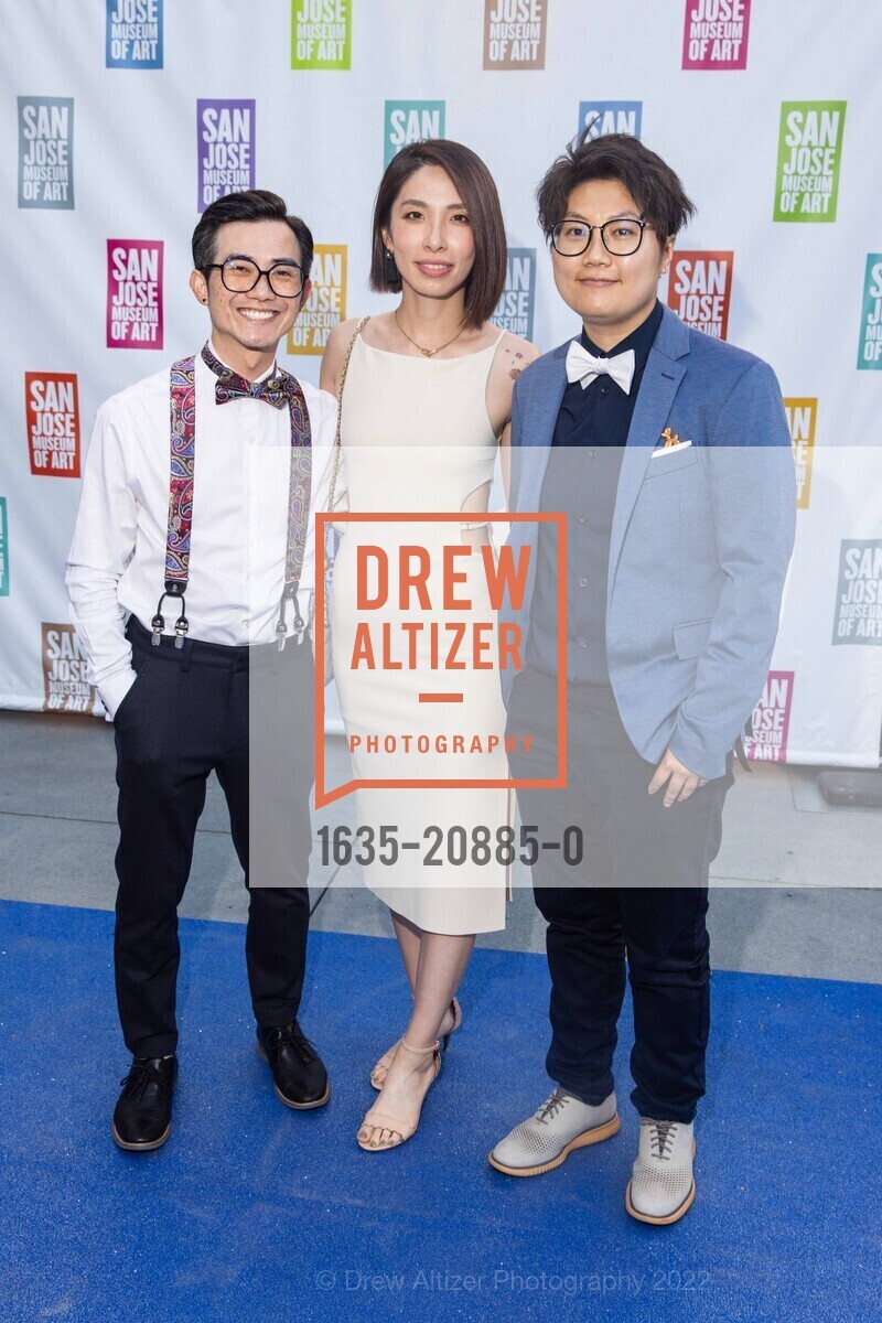 Tom Smith, Vivian Yeh, Katie Chan, San Jose Museum of Art Gala + Auction 2022, San Jose Museum of Art. 110 S Market St, San Jose, CA 95113 US, September 24th, 2022, Photo #1635-20885-0 Tom Smith, Vivian Yeh, Katie Chan, Photo #1635-20885-0
