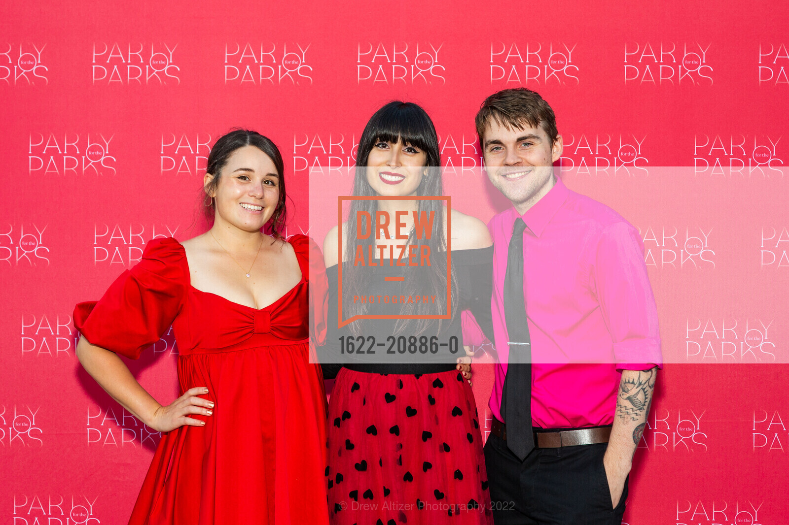 Thais Arjo, Alyssa Andrews, Cody Andrews, Party for The Parks 2022, Pier 70. 20th street, 901 Illinois St, San Francisco, CA 94107, September 24th, 2022, Photo #1622-20886-0 Thais Arjo, Alyssa Andrews, Cody Andrews, Photo #1622-20886-0