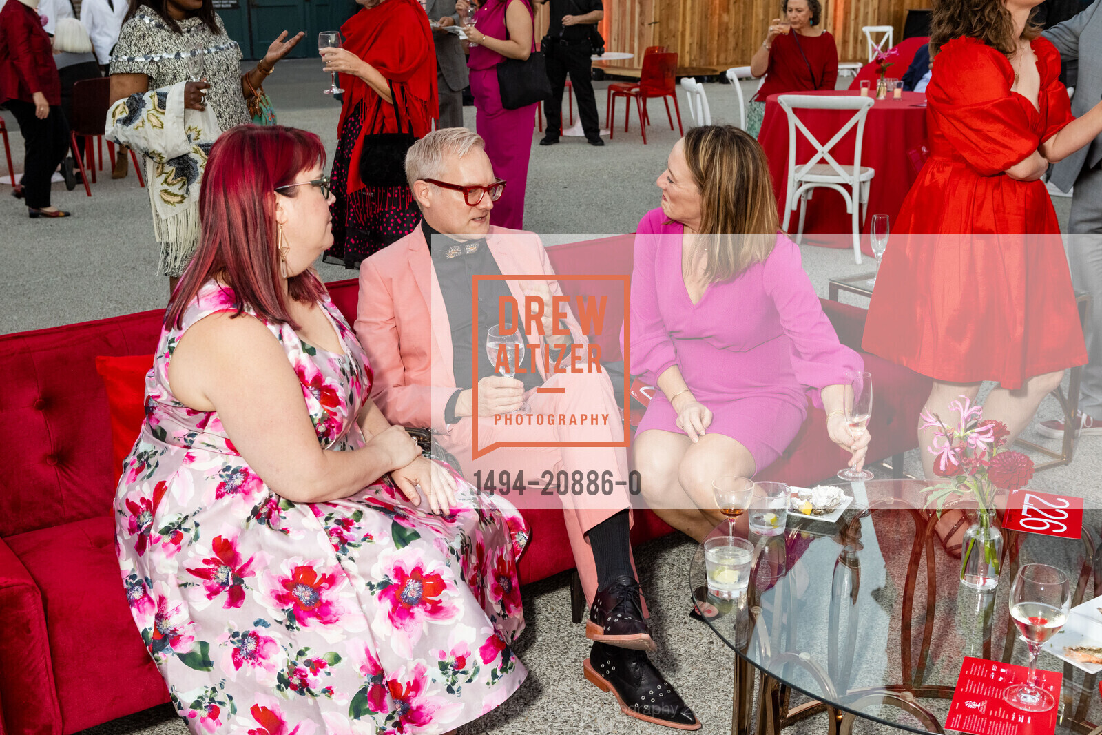 Christina Gimlan, Chad Lang, Elizabeth McKeague, Party for The Parks 2022, Pier 70. 20th street, 901 Illinois St, San Francisco, CA 94107, September 24th, 2022, Photo #1494-20886-0 Christina Gimlan, Chad Lang, Elizabeth McKeague, Photo #1494-20886-0