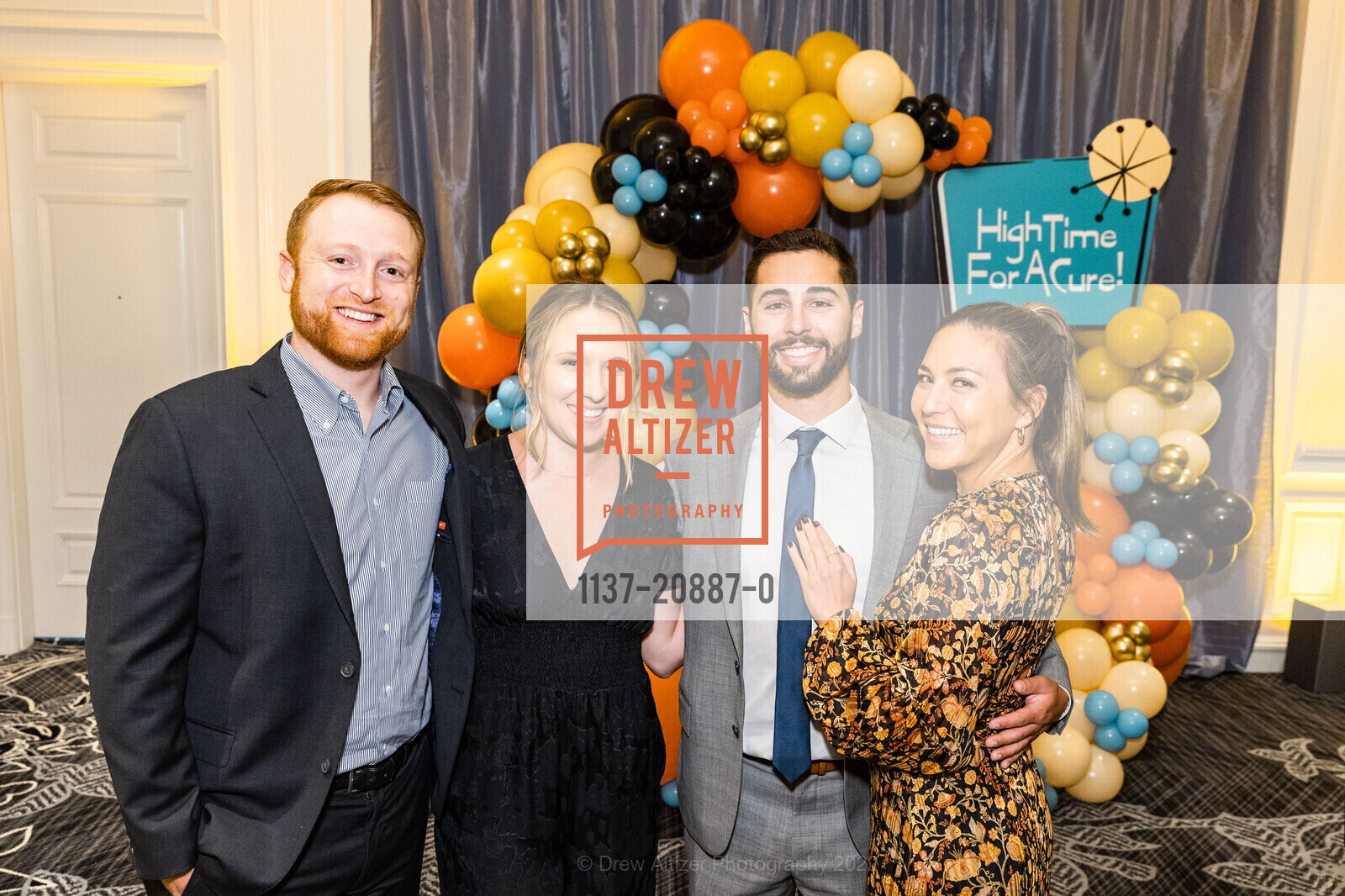Mitchell Provencher, Sarah Munby, James Iroz, Taryn Harris, JDRF’s Annual Hope Gala 2022, The Ritz Carlton. 600 Stockton St, San Francisco, CA 94108 US, September 24th, 2022, Photo #1137-20887-0 Mitchell Provencher, Sarah Munby, James Iroz, Taryn Harris, Photo #1137-20887-0