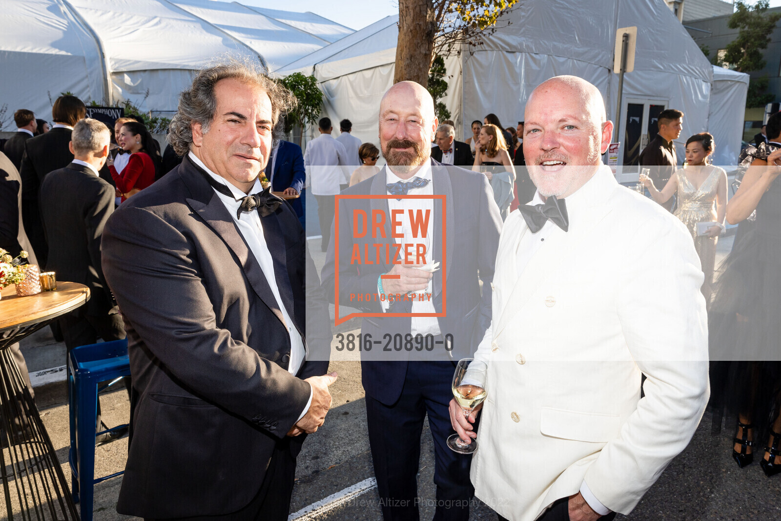 Todd Zabelle, Doug Jackson, David Nash, San Francisco Symphony's Opening Night Gala 2022, San Francisco Symphony, September 23rd, 2022, Photo #3816-20890-0 Todd Zabelle, Doug Jackson, David Nash, Photo #3816-20890-0