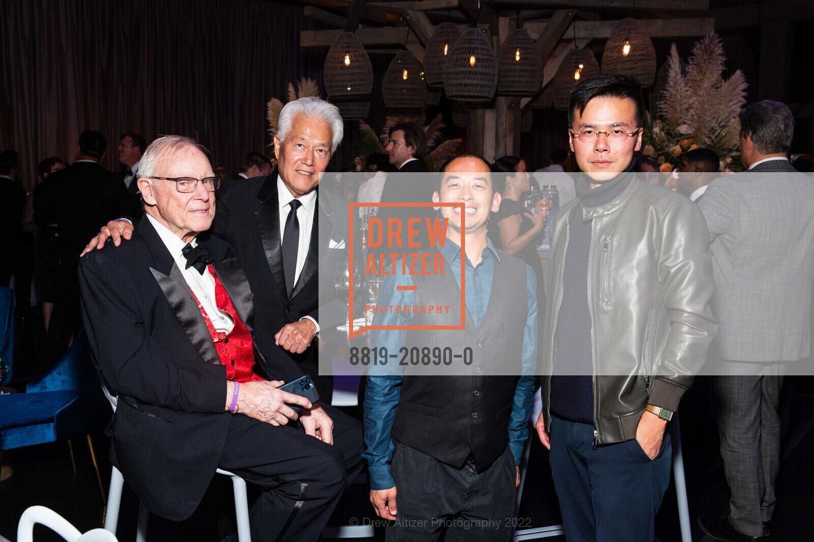 Sherwin Lee, Ivan Lim, Calvin Abe, Chris Lane, San Francisco Symphony's Opening Night Gala 2022, San Francisco Symphony, September 23rd, 2022, Photo #8819-20890-0 Sherwin Lee, Ivan Lim, Calvin Abe, Chris Lane, Photo #8819-20890-0