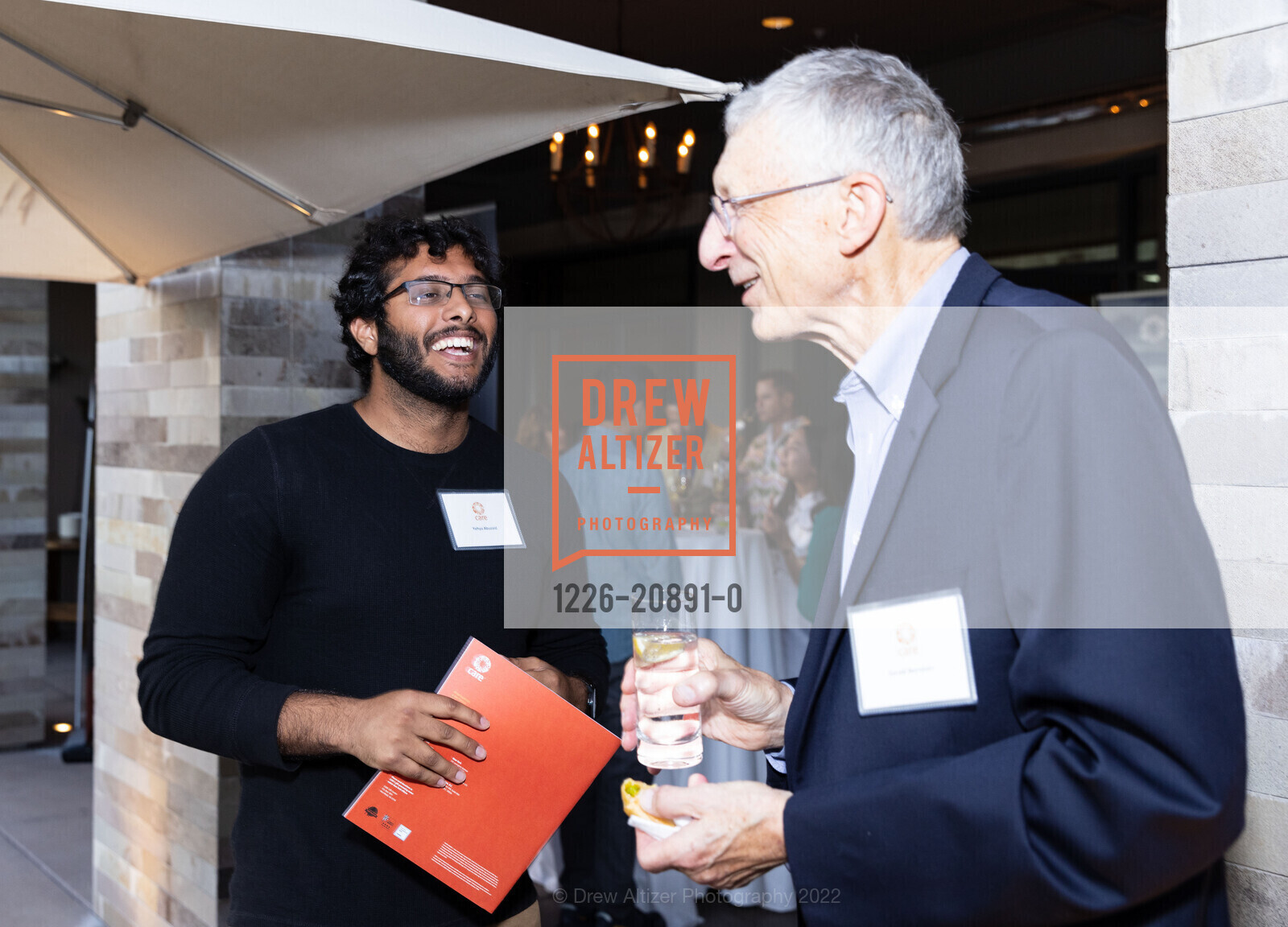 Yehya Abuzaid, Gerald Bernstein, CARE Hosts Cocktail Reception 2022, Rosewood Sand Hill. 2825 Sand Hill Rd, Menlo Park, CA 94025 US, September 27th, 2022, Photo #1226-20891-0 Yehya Abuzaid, Gerald Bernstein, Photo #1226-20891-0
