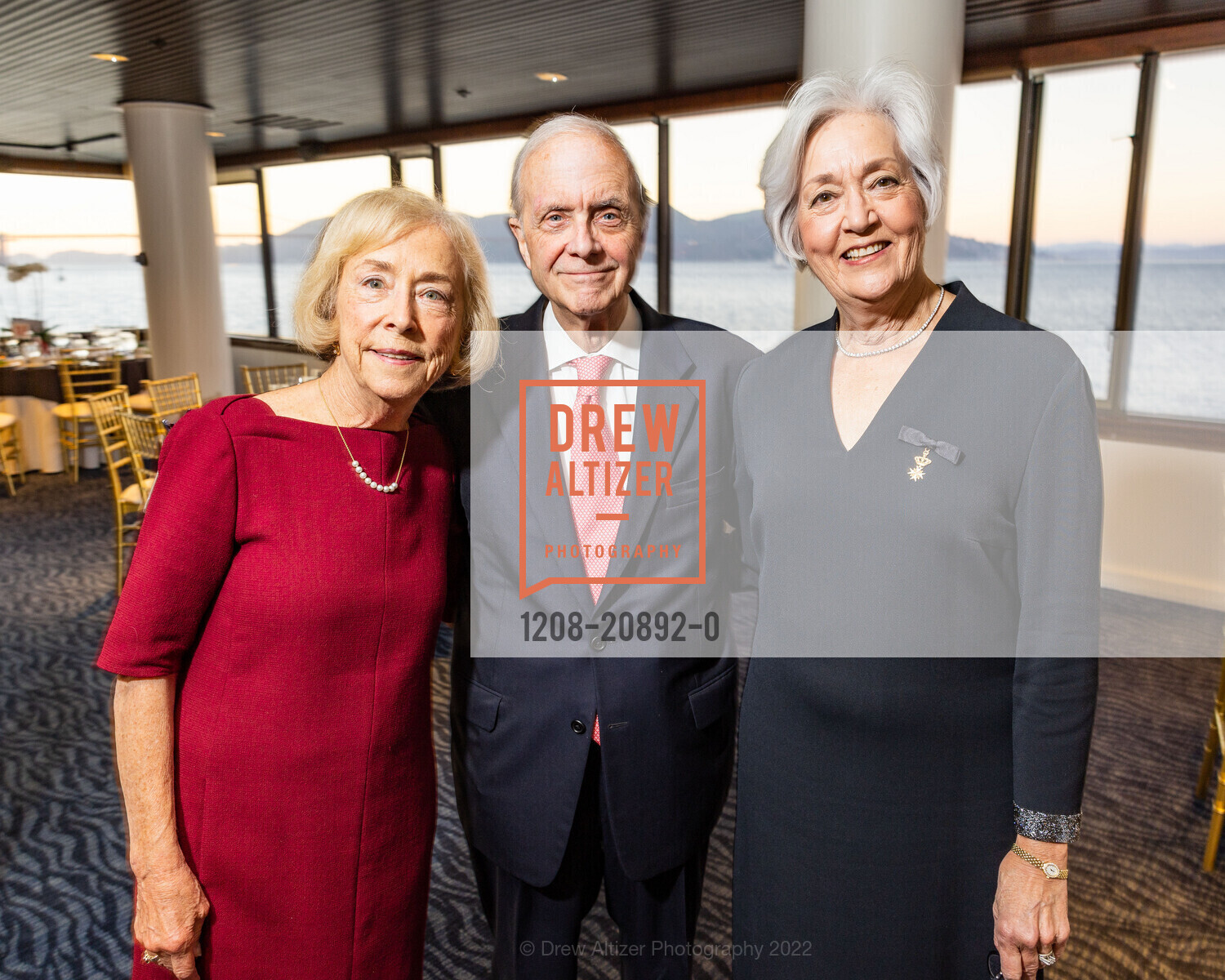 Sally Held, Bill Held, Kathleen Toney, Order of Malta Clinic of Northern California hosts Champions Gala 2022, St. Francis Yacht Club. 700 Marina Blvd., San Francisco CA 94123, September 27th, 2022, Photo #1208-20892-0 Sally Held, Bill Held, Kathleen Toney, Photo #1208-20892-0