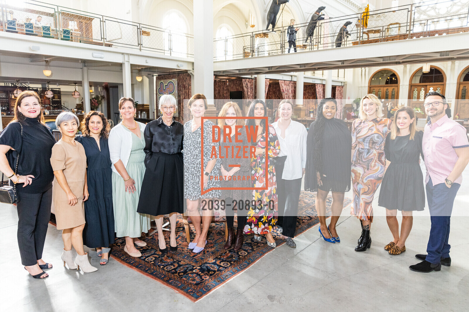 Gracie Hurtado, Lucy Kuo, Tina DiCello, Jayme Adams, Barbara Sallick, Nina Proctor, Monica Swingle, Ida Kuhzarani, Hanna Jenkins, Monty Island, Rebecca Ferriolo, Eliza Grismanauskas, Javie Castenada, Waterworks book signing with Barbara Sallick, St. Joseph's Church. 1401 Howard St, SF, CA 94103 US, September 28th, 2022, Photo #2039-20893-0 Gracie Hurtado, Lucy Kuo, Tina DiCello, Jayme Adams, Barbara Sallick, Nina Proctor, Monica Swingle, Ida Kuhzarani, Hanna Jenkins, Monty Island, Rebecca Ferriolo, Eliza Grismanauskas, Javie Castenada, Photo #2039-20893-0