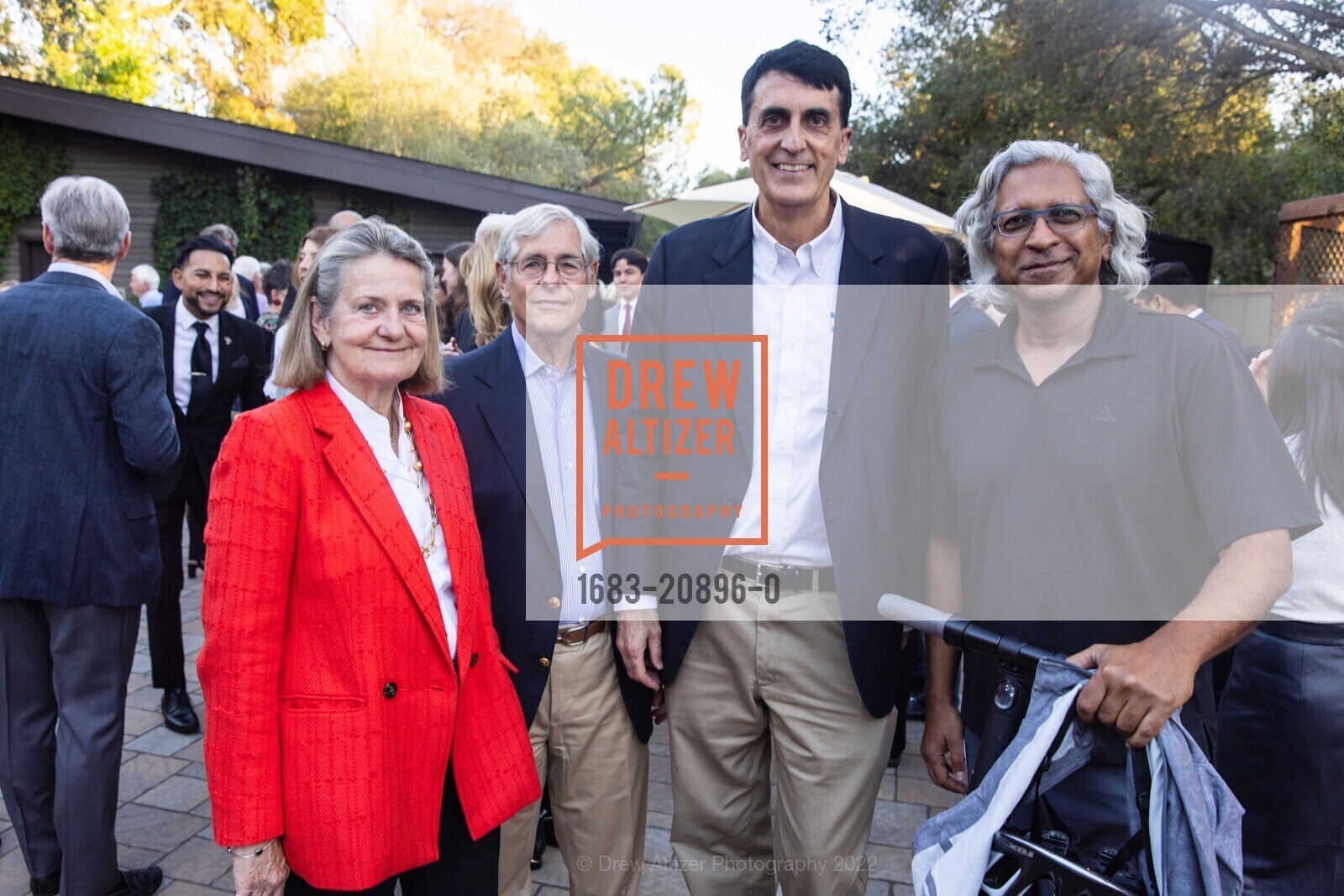 Christy Neidig, Bill Neidig, Paul Khavari, Srini Akkaraju, Frontiers in Medicine, Frost Ampitheater. 351 Lasuen St, Stanford, CA 94305 US, September 29th, 2022, Photo #1683-20896-0 Christy Neidig, Bill Neidig, Paul Khavari, Srini Akkaraju, Photo #1683-20896-0