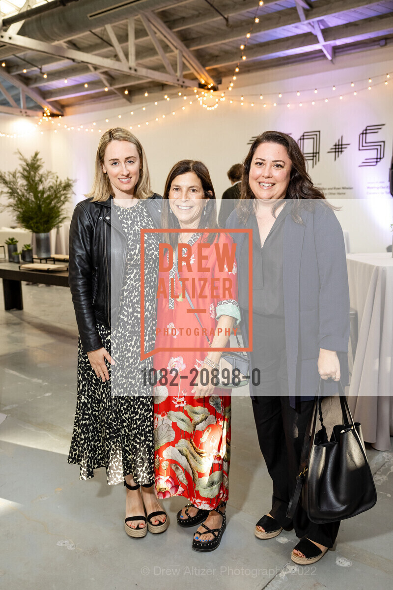 Sydney Blumenkranz, Susan Swig, Samantha Leo, Institute of Contemporary Art San Francisco Opening with Jeffrey Gibson, Institute of Contemporary Art. 901 Minnesota St, SF, CA 94107 US, September 30th, 2022, Photo #1082-20898-0 Sydney Blumenkranz, Susan Swig, Samantha Leo, Photo #1082-20898-0